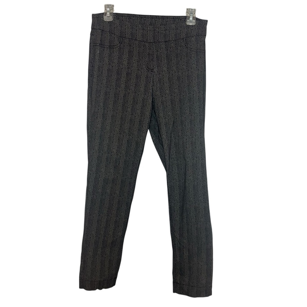 Slimsation by Multiples Pull On Herringbone Print Pants Size 8